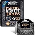 Dr. Killigan's Premium Pantry Moth Traps with Pheromone Attractant | Safe, Non-Toxic with No Insecticides | Organic (6, Black)