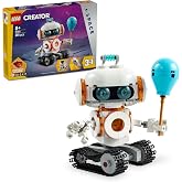 LEGO Creator 3&rsquo;&uuml; 1 Arada Uzay Robotu 31164 | 8 Yaş ve &Uuml;zeri &Ccedil;ocuklar i&ccedil;in K&ouml;pek Fig&uuml;r&uuml;ne veya Rokete D&ouml;n&uuml;şebilen Oyuncak Yapı