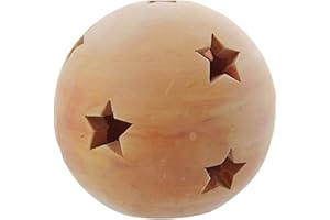 ‎FRANK FLECHTWAREN FRANK FLECHTWAREN Terracotta Kugel Sterne, groß Ø 30 cm