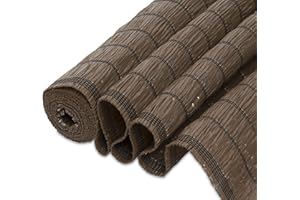 Windhager Natte de protection en raphia contre les regards indiscrets 120 x 300 cm marron