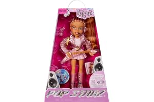 BRATZ Pop Starz Yasmin – Modedocka med hänge för samling, outfit och musiktillbehör