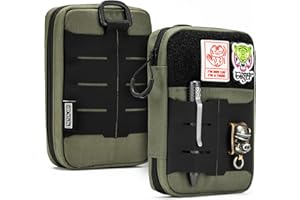 TACTICAL GEEK EDC Pochette de poche compacte multi-usage Molle EDC