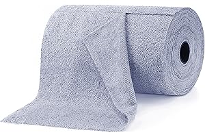 SeiudKty Bayetas Microfibra, Paños De Microfibra 40 Unidades por Rollo Rasgable Paño De Limpieza De Microfibra, 25 X 25cm Paños De Limpieza Adecuado para La Limpieza De Cocina, Baño Y Coche