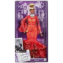 Barbie Inspiring Women Celia Cruz Puppe - rotes