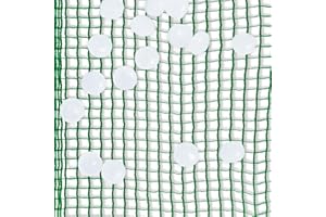 ESTO Rete Antigrandine Tessuto Anti Grandine, Rete Adatta per Frutta e Verdura Giardini Piante Anti Uccelli, in PE Stabilizzato ai Raggi UV, Telone, Telo Tela 10 METRI/3 MT/SENZA CLIP