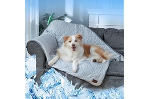 Snocyo Coperta per cani impermeabile, coperta reversibile rinfrescante e morbida, coperta morbida per animali domestici, coperta per gatti, coperta rinfrescante per divano