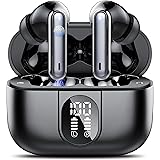 Csasan Bluetooth Kopfhörer, Kopfhörer Kabellos Bluetooth 5.3 Deep Bass mit 4 ENC Mic, 40Std Spielzeit Touch Control In Ear Ko