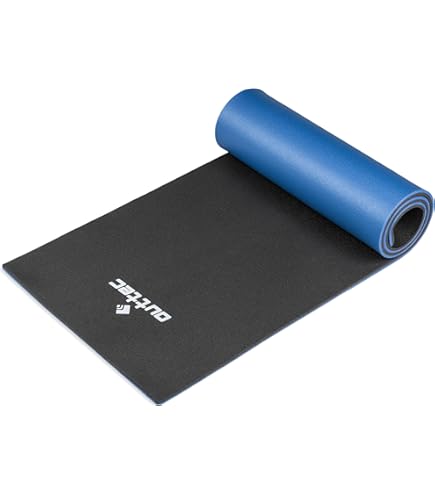 Campingmat zwart 190x100x1,5 cm slaapmat zitmat isolatiemat kampeermat tent slipvast extra dik