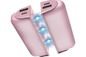 INNOPAW Chauffe Main Rechargeable - 10000mAh Réutilisable, Chaufferette Portable pour l'hiver et l'extérieur