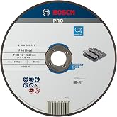 Bosch Professional D&uuml;z Metal Kesme Diski, Gri, 180mmx2223mmx3mm, 1 Adet