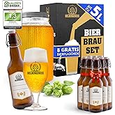 Heldengenuss - Bierbrauset Pils - 5L Bier - [Echtes Brauerlebnis] - Bier brauen Set Mit Videoanleitung - Bier Geschenke für M