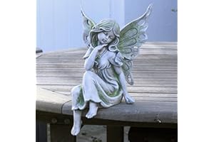 FHFY GARDEN Fifi Fairy Resin 30cm sitting Garden Fairy Ornament/Statue