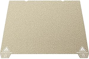 LANKEGU Dwustronna tekstura PEI płyta konstrukcyjna do drukarki 3D Creality K1 Max, strukturalne płyty ze stali sprężynowej PEI do K1 Max 315 x 310 mm