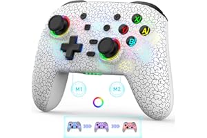 Joso Game Controller for PC/iPad/iPhone/Android, Wireless Gamepad for Switch PS4/PS3, Cloud Gaming Controller Support Streaming on PS/Xbox/PC Console with Back Button/Turbo/6-Axis Gyro/Dual Motors