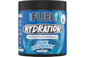 APPLIED NUTRITION BodyFuel Hydration Electrolyte & Vitamin Powder - Natural Energy & Reduces Tiredness & Optimise Hydration (210g - 30 Servings)(Blue Raspberry)