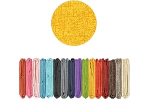 ILGRUPPONE Il Gruppone Passione Casa Telo Arredo Tinta Unita in Cotone Panama Grandfoulard Copridivano Copriletto Sofà Made in Italy - Oro - 1 Posto 280x170