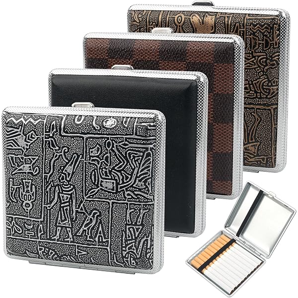 jean claude cigarette case Black King Size Jean Claude Cigarette Case Metal