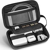 JETech Travel Accessories Organizer Case, Portable Electronic Gadget Bag for MacBook Power Adapter, Cable, Optical Pen, SD Ca