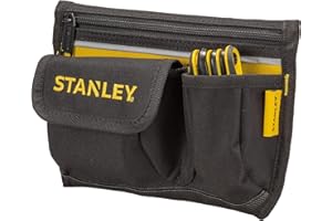 Stanley Bolsa para Efectos Personales, 24x15,5x6 cm, Estuche Portaherramientas de Tejido Resistente 600x600 Denier, Gran Bolsillo con Cremallera y Bolsillo Práctico, 1-96-179