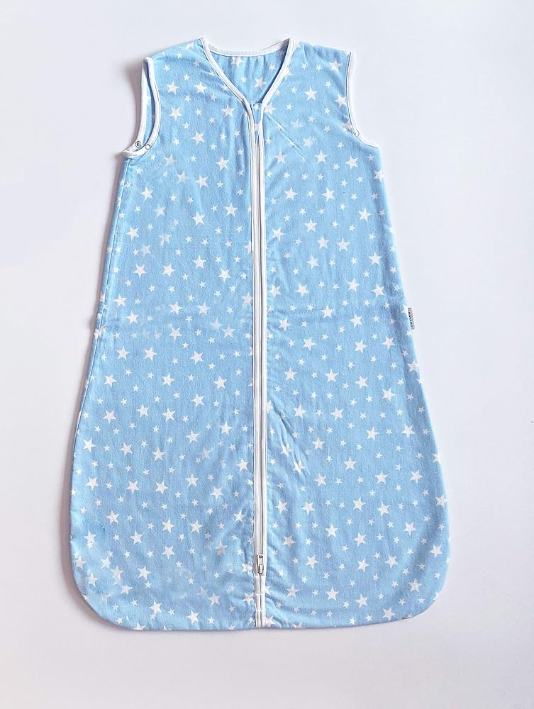 Yorni Kışlık ve Mevsimlik Çıtçıtlı Çift Kat Flanel Kumaş%100 Pamuk Bebek Çocuk Uyku Tulumu 1 TOG 3-18 Ay