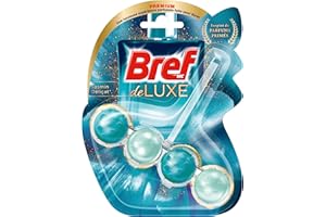 Bref WC Deluxe Jasmin Délicat – Produit Nettoyant WC – Parfum WC – 4 éléments actifs - Parfum raffiné - Mousse nettoyante - Formule anti-calcaire - Formule Anti-calcaire 1 Bloc WC (50g)