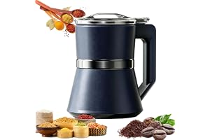 600 W elektrisk spannmålskvarn, 600 ml elektrisk kryddkvarn i rostfritt stål med 12-blad för torra/våta spannmål, kaffe, rött