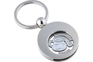 Jadani Hochwertiger Schlüsselanhänger mit EK-Chip Sternzeichen