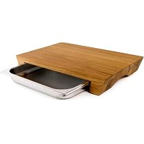 Tagliere Aps in legno di quercia oliato 58x37,5x4,5 cm