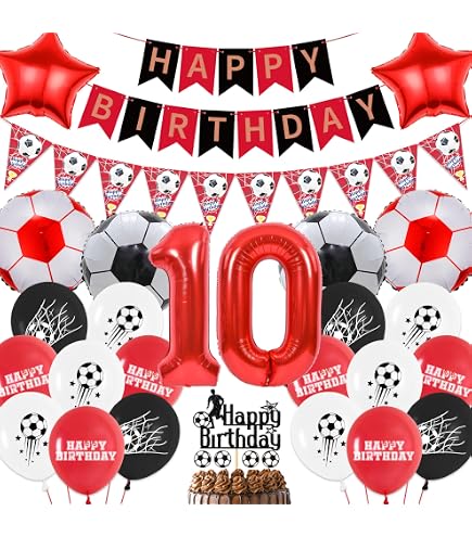 Football No. 8 Décorations D'anniversaire, Football No. 8