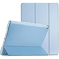 ProCase iPad 10.2 Case 9th Gen 2021/ iPad 8th Gen 2020/ 7th Gen 2019, Slim Stand Hard Back Shell Protective Smart Case Auto Wake/Sleep Cover for 10.2 Inch iPad 9/8/7 -Skyblue