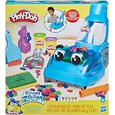 Play-Doh Zoom Zoom Vacuum and Clean Up Set mit 2 Dosen Knete und Zubehör, Bastel-Set für Kinder ab 3 Jahren zum kreativen Spi