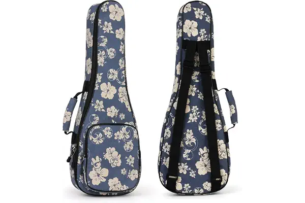 SHANNA Funda Ukelele Soprano, Concierto Bolsa Acolchada Ukelele, Ukeleles Estuches y Fundas, Grueso y Funda para Ukeleles con Cremallera Deslizante Mejorada