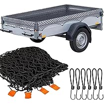 Rete Elastica Per Rimorchio 1-2x2-3m - Copertura Carico Universale Per Auto E Trasporti - Foto 8