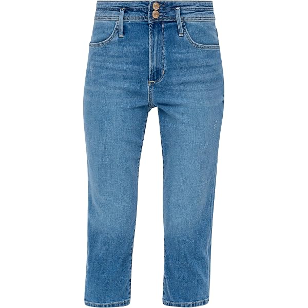 S.Oliver Jeans Capri Betsy - Donna - Slim Fit - Vita Media - Gamba Stretta - Colore Estivo