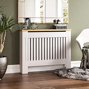 Cache-radiateur Vida Designs Oxford – Blanc, à Lattes – MDF – Neuf