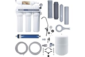 HIDROWATER. Hidro Water Equipo de Ósmosis Inversa Domestica iOSMO | Ósmosis Inversa 5 Etapas | Filtros y Membrana Universales | Diseño Exclusivo (Fabricante S.L)