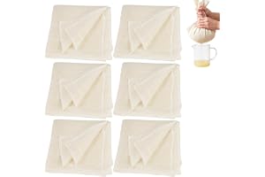 6 st silduk återanvändbar, 60 x 60 cm ostduk cheesecloth filterduk