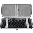 Geekria Tenkeyless Keyboard Case, Hard Shell Travel Carrying Bag for TKL 80% Compact 87 Key Computer Mechanical Gaming Keyboard, Compatible with Logitech G915 TKL, G PRO Keyboard, G PRO X TKL