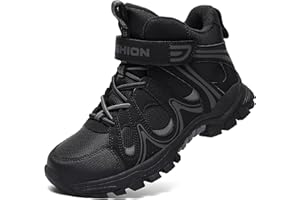 ASHION Kinder Winterschuhe Jungen Mädchen Schneestiefel Warm Gefütterte Trekking Stiefel