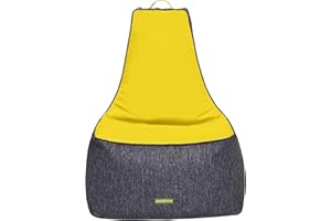 Gardenista Fauteuil Poire à Dossier Haut pour Adultes | Résistant à l'eau et aux intempéries | Confortable et léger | Détente et animations en Plein air dans Votre Jardin (Gold)