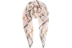 MELIFLUOS DESIGNED IN SPAIN Pañuelos Fular Foulard Mujer Bufandas Estampado Diseño Español 100% Viscosa