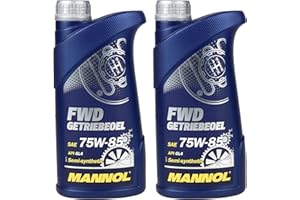DIEDERICHS QR-Parts Set 85446938 MN8101-1 2x1 Liter Original MANNOL Getriebeöl FWD Getriebeoel 75W-85 API GL 4