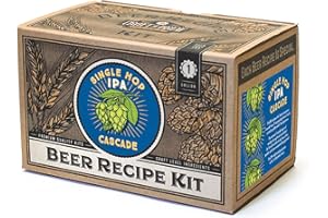 Craft A Brew Kit de receta de recarga de IPA de un solo lúpulo; 1 galón; Ingredientes para la elaboración casera de cerveza