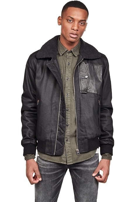 G-STAR RAW Men's Biker Denim Jacket 