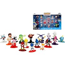 Jada – Figurines Metal Sonic – Collection De 13 Personnages – 4 Cm – Lot Surprise De 4 – Dès 3 Ans