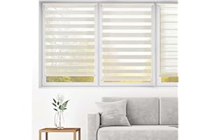 Blindecor Indus Sensa attrezzi | Tenda a rullo a doppio strato senza perforazione | Colore Lino 57 x 180 cm (Larghezza x Altezza) | Dimensioni del tessuto 54 x 175 cm