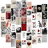 KBKBART 50Pcs Downtown Girl Room Decor,Y2k Wall Art Prints for Bedroom,Coquette Wall Collage Kit Aesthetic,4''x6'' Vintage Ph