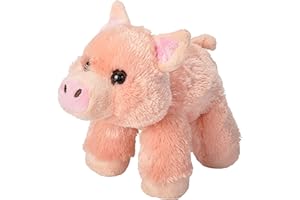 Wild Republic 18092, Pig Hug'ems Soft, Gifts for Kids, Cuddly Toy 18cm
