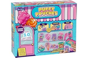 John Adams Puffy Pouches Candy Store Set Squishy Maker: Make Your Own Squishy Fun Accessories & Bag Charms | Food Themed Arts & Crafts Fun | Gift Idea For Birthday & Christmas | Age 5+