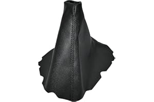 AERZETIX - C58505 - Soufflet de levier de vitesse - compatible avec Toyota Corolla Verso 2 de 2004 à 2009 - couleur: noir - en cuir synthétique